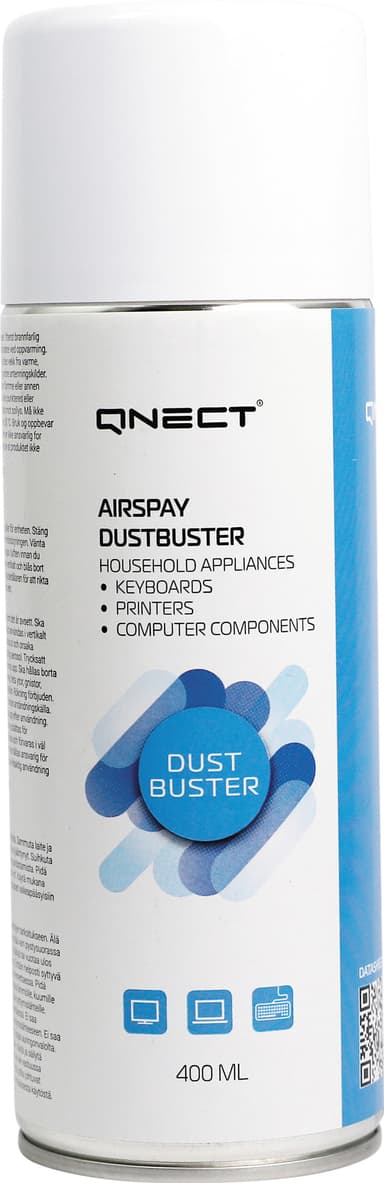 Qnect Cleaning Airspray Dustbuster paineilma (400 ml)