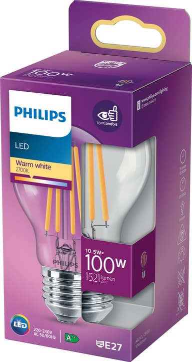 Philips LED lamppu 10,5 W E27