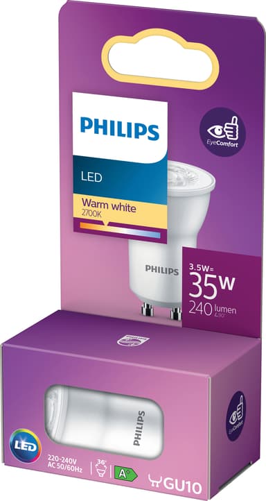Philips LED spottivalo 3,5 W GU10
