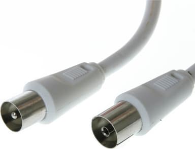 Qnect antennikaapeli 90 dB 100 Hz (valkoinen/20 m)