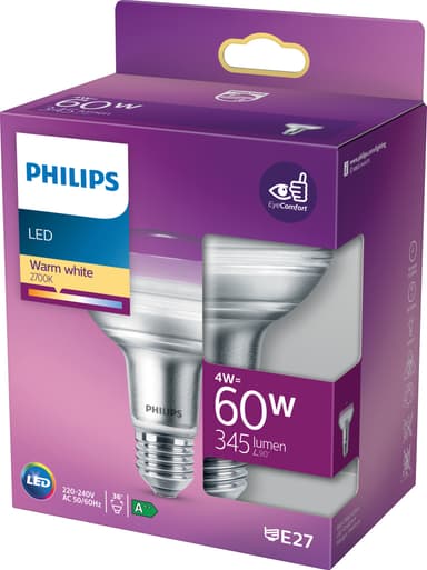 Philips LED lamppu 4 W E27