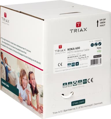 Triax KOKA600 antennikaapeli (valk./250m)