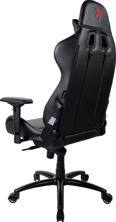 Arozzi Verona Signature PU pelituoli (musta, punainen logo)