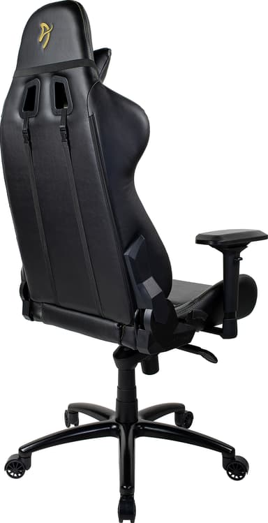 Arozzi Verona Signature PU pelituoli (musta, kultainen logo)