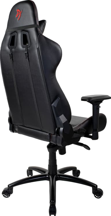 Arozzi Verona Signature PU pelituoli (musta, punainen logo)
