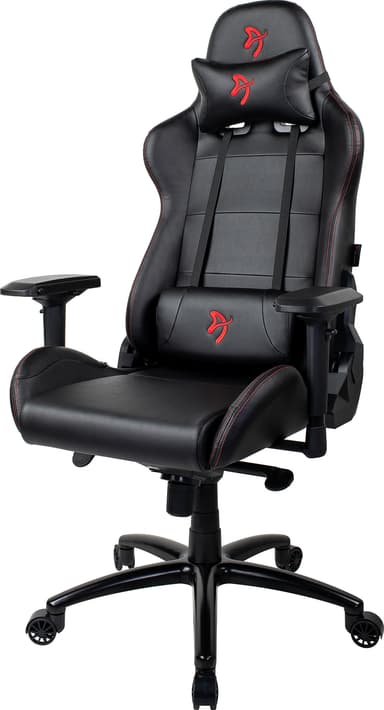 Arozzi Verona Signature PU pelituoli (musta, punainen logo)