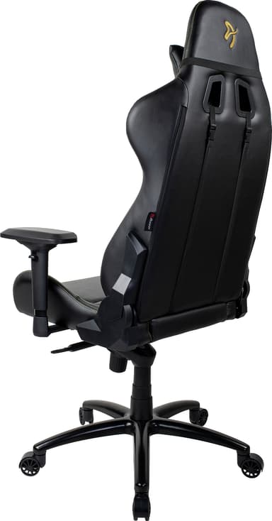 Arozzi Verona Signature PU pelituoli (musta, kultainen logo)
