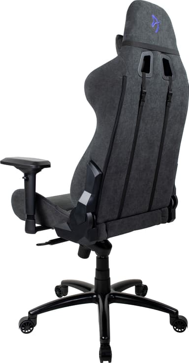 Arozzi Verona Signature Soft Fabric pelituoli (harmaa, sininen logo)
