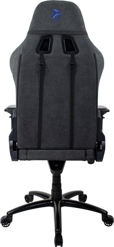 Arozzi Verona Signature Soft Fabric pelituoli (harmaa, sininen logo)