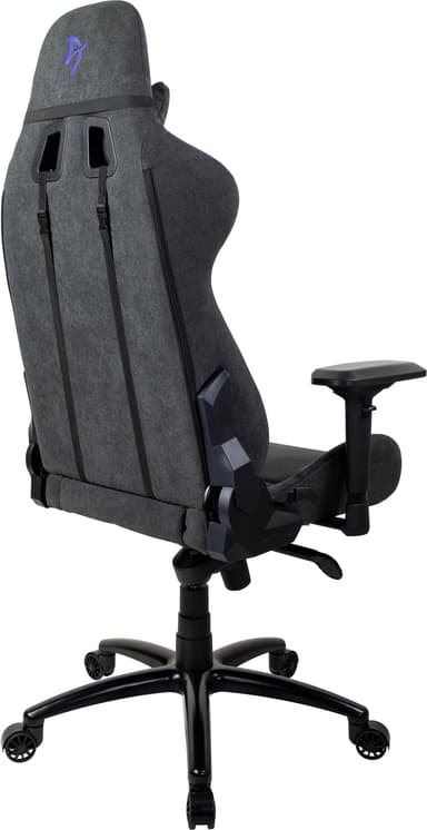 Arozzi Verona Signature Soft Fabric pelituoli (harmaa, sininen logo)