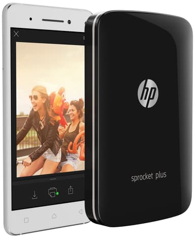 HP Sprocket Plus kannettava valokuvatulostin (musta)