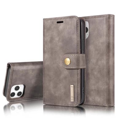 Lompakkokotelo DG-Ming 2i1 Apple iPhone 12 Pro Max (6.7 ")  - harmaa