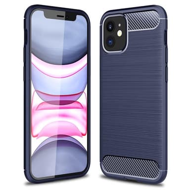 Harjattu TPU kuori Apple iPhone 12 mini (5.4 ")  - sininen