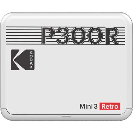 Kodak Mini 3 Plus Retro valokuvatulostin (valkoinen)