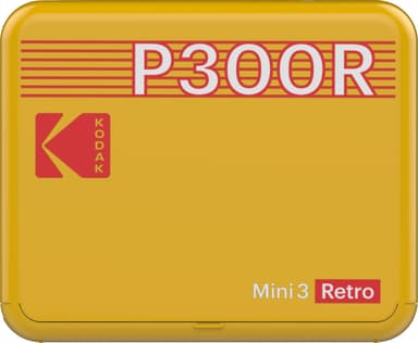 Kodak Mini 3 Plus Retro valokuvatulostin (keltainen)