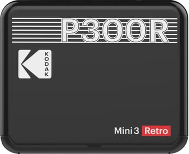 Kodak Mini 3 Plus Retro valokuvatulostin (musta)
