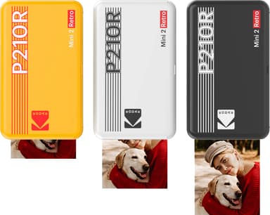 Kodak Mini 2 Plus Retro valokuvatulostin (valkoinen)