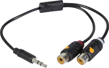 Qnect 3,5 mm - 2 x RCA adapteri