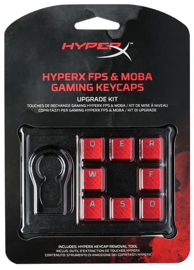 HyperX Gaming näppäinkuoret (punainen)