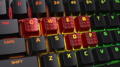 HyperX Gaming näppäinkuoret (punainen)