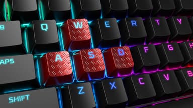 HyperX Gaming näppäinkuoret (punainen)
