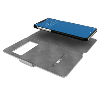 iDeal swipe iPhone X lompakkokotelo (valkoinen)