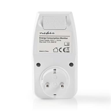 Energiankulutusmittari | Digitaalinen | 3600 W | Valkoinen