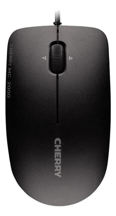 Cherry MC 2000 Corded Mouse, USB, 1600dpi, symmetrinen, musta