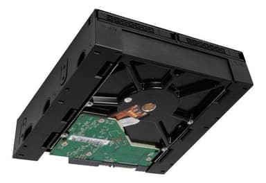 2x 2.5"" SATA/SAS + 1x 3.5"" in 1x 5.25"" bay mobile rack screwless trays