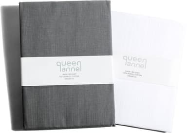 Queen Anne Dra-På-Lakan Vit 90X200 Qa