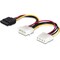 DeLOCK strömkabel för Serial ATA & ATA-133 HDD, 0,1m