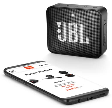 JBL GO 2 langaton kaiutin (musta)