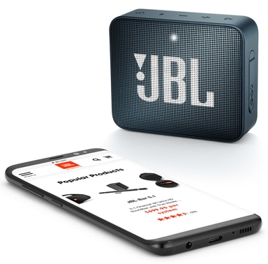 JBL GO 2 langaton kaiutin (laivastonsininen)