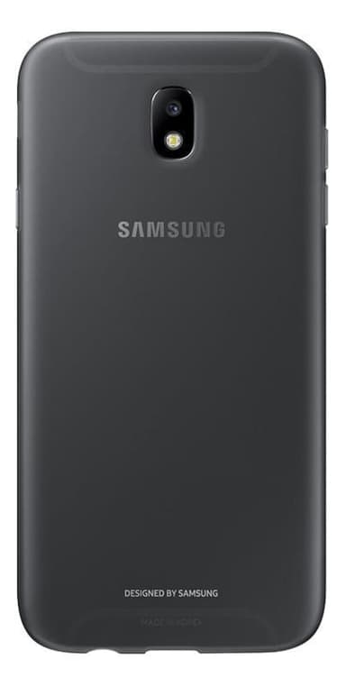 Samsung Jelly Cover Galaxy J7:lle, ohut muotoilu, musta