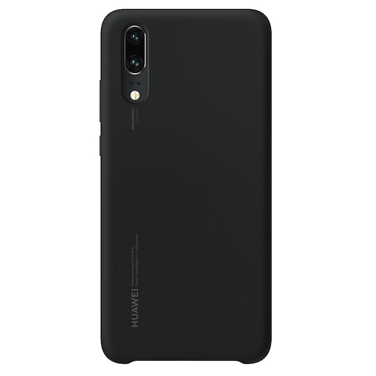 Huawei P20 silikonikuori (musta)