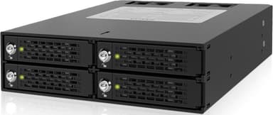 ICY DOCK ToughArmor 4 x 2.5" SATA/SAS HDD/SSD Rack Key Lock