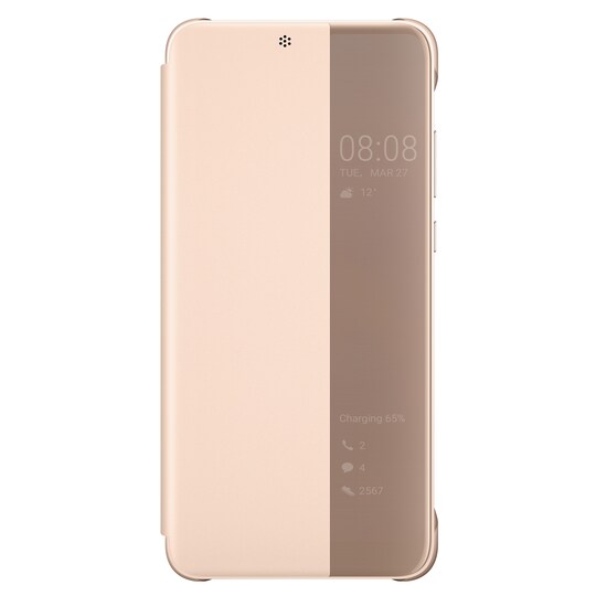 Huawei P20 Smart View suojakotelo (pinkki)