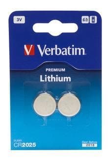 Verbatim CR2025 litiumparisto, 3V, 2 kpl