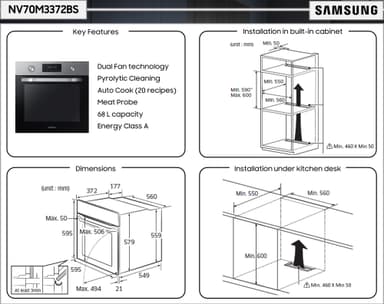 Samsung 3000 Collection erillisuuni NV70M3372BS
