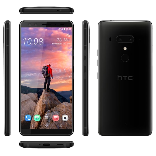 HTC U12+ älypuhelin (musta)
