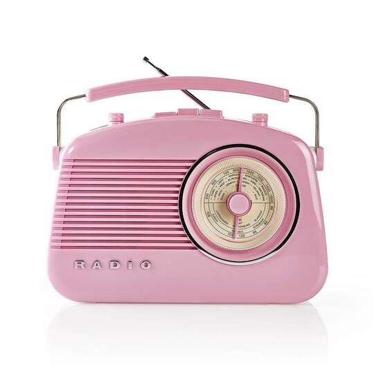 FM-Radio | 4,5 W | Kantokahva | Vaaleanpunainen