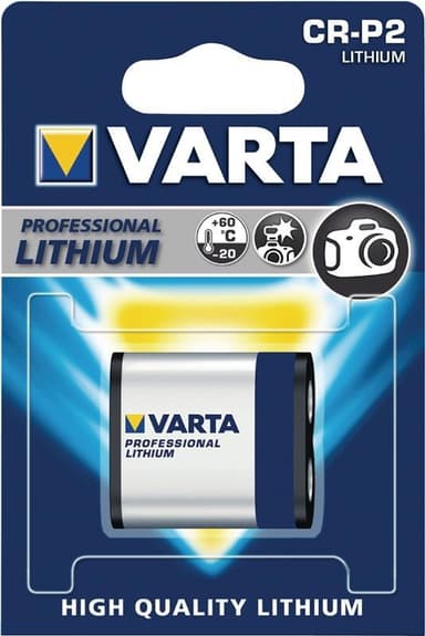 Litium Paristo CR-P2 6 V 1-Blisteri