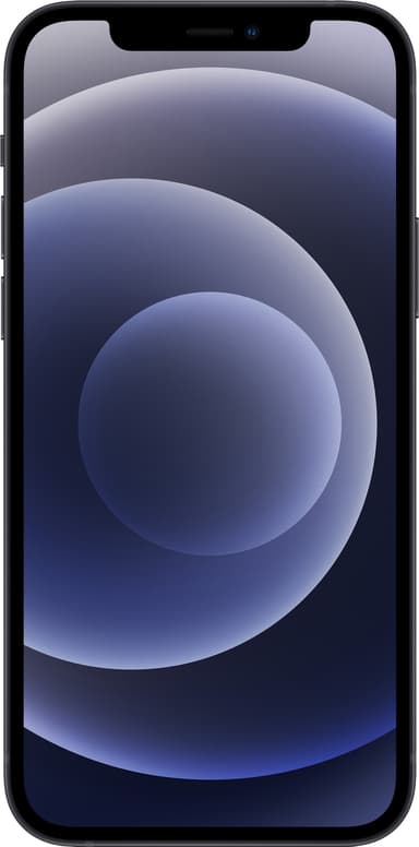 iPhone 12 - 5G älypuhelin 256 GB (musta)
