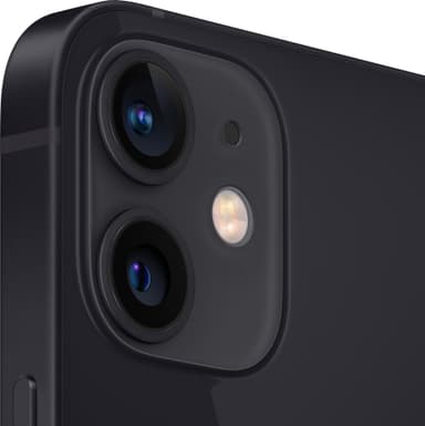 iPhone 12 Mini - 5G älypuhelin 256 GB (musta)