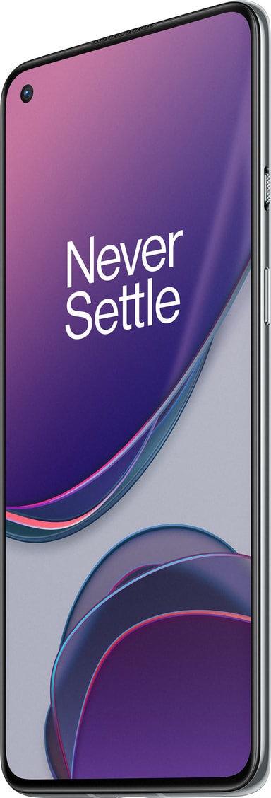 OnePlus 8T 5G älypuhelin 8/128 GB (Luna Silver)