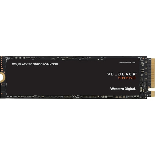 WD Black SN850 sisäinen NVMe SSD muisti 500 GB