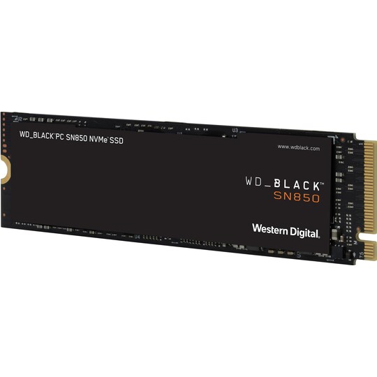 WD Black SN850 sisäinen NVMe SSD muisti 1 TB