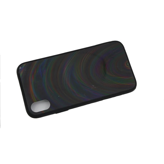 Mobiilisuoja iPhone XR: lle - holografinen, musta