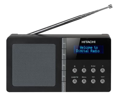 Hitachi DAB/DAB+/FM radio KHD101E (musta)