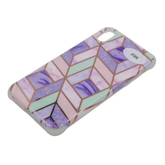 Iskunkestävä kannettava pidike, iPhone XR: lle - violetti
